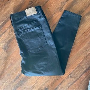 NEW J. Crew Mercantile Hi-Rise Curvy Skinny Black Jeans Sz 35